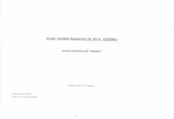 Plan javnih nabavki za 2019._str.1 Plan javnih nabavki za 2019._str.1