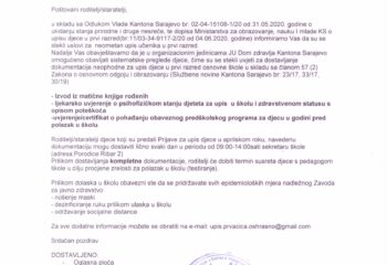 OBAVJEŠTENJE OBAVJEŠTENJE