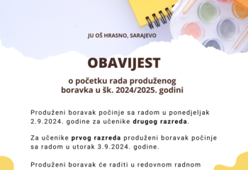 OBAVIJEST OBAVIJEST